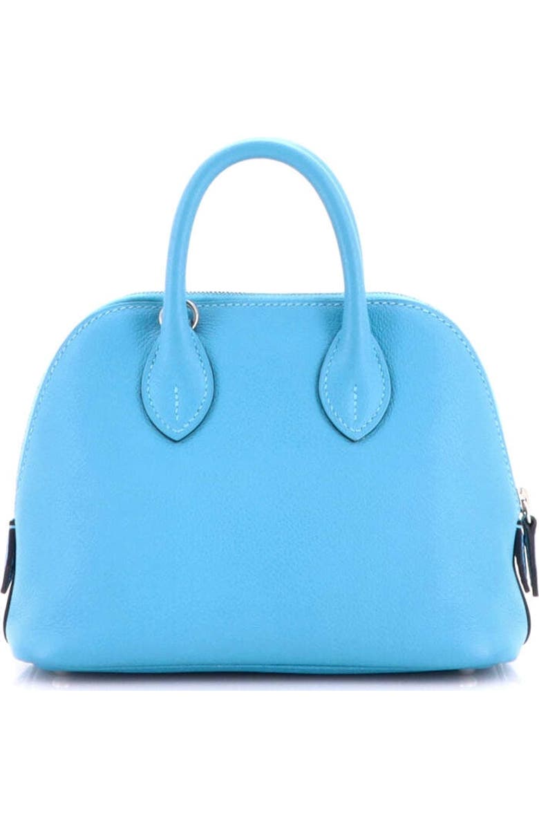 Pre-Owned Hermes Bolide 1923 Bag Evercolor Mini, Alternate, color, Bleu Du Nord