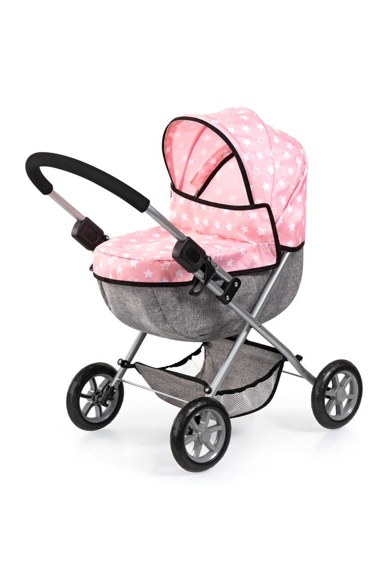 Cozy 3Piece Set Pram, Highchair & Bag For Dolls Up To 18, Alternate, color, Multicolored
