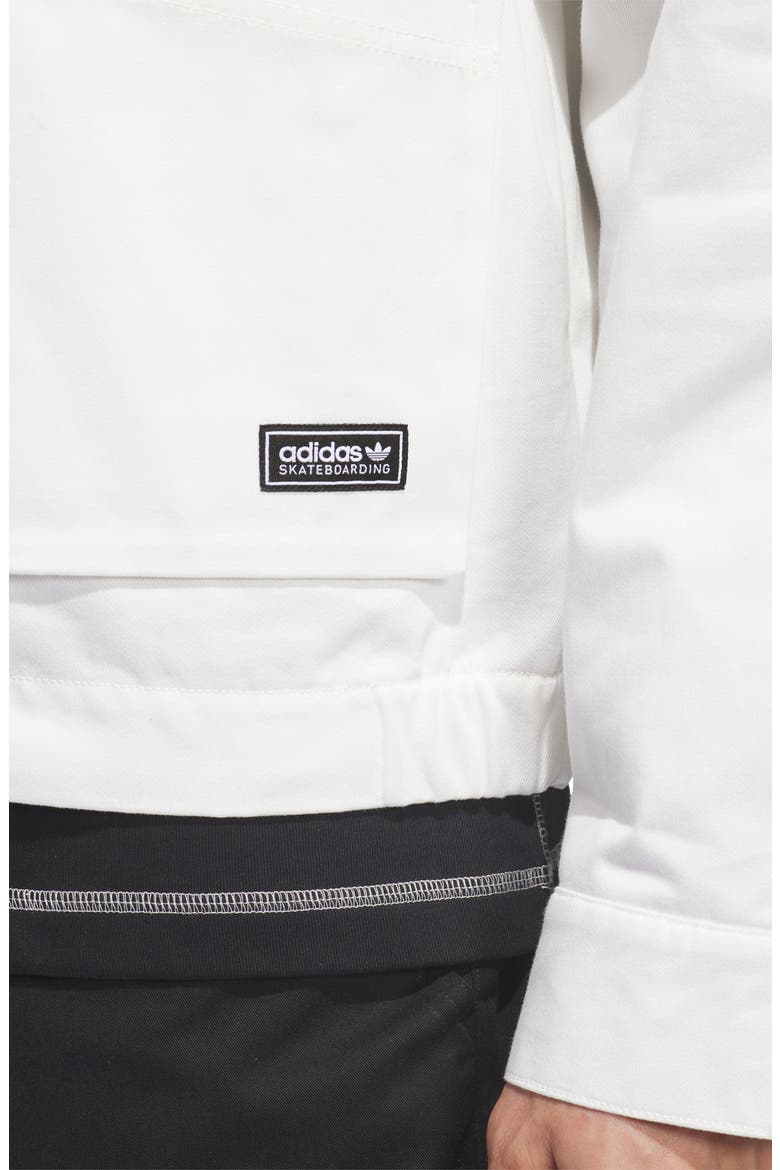 x Skateboarding Mark Gonzales Jacket, Alternate, color, CORE WHITE