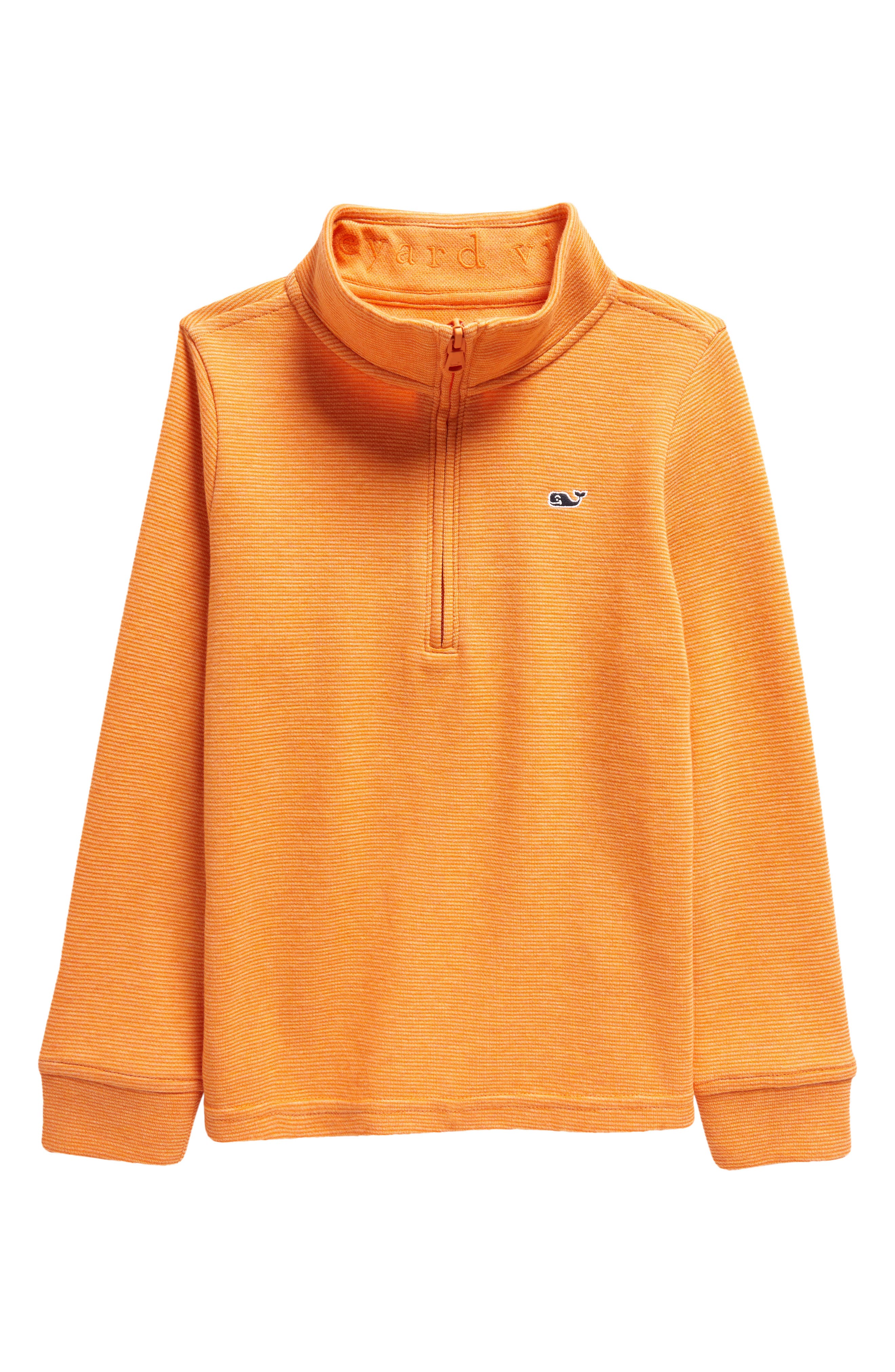 Kids' Saltwater Stripe Quarter Zip Sweatshirt