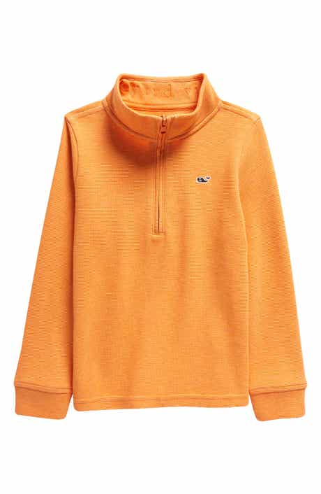 Kids' Saltwater Stripe Quarter Zip Sweatshirt