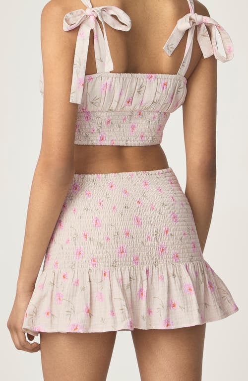 Florence By Mills Smocked Miniskirt In Multi