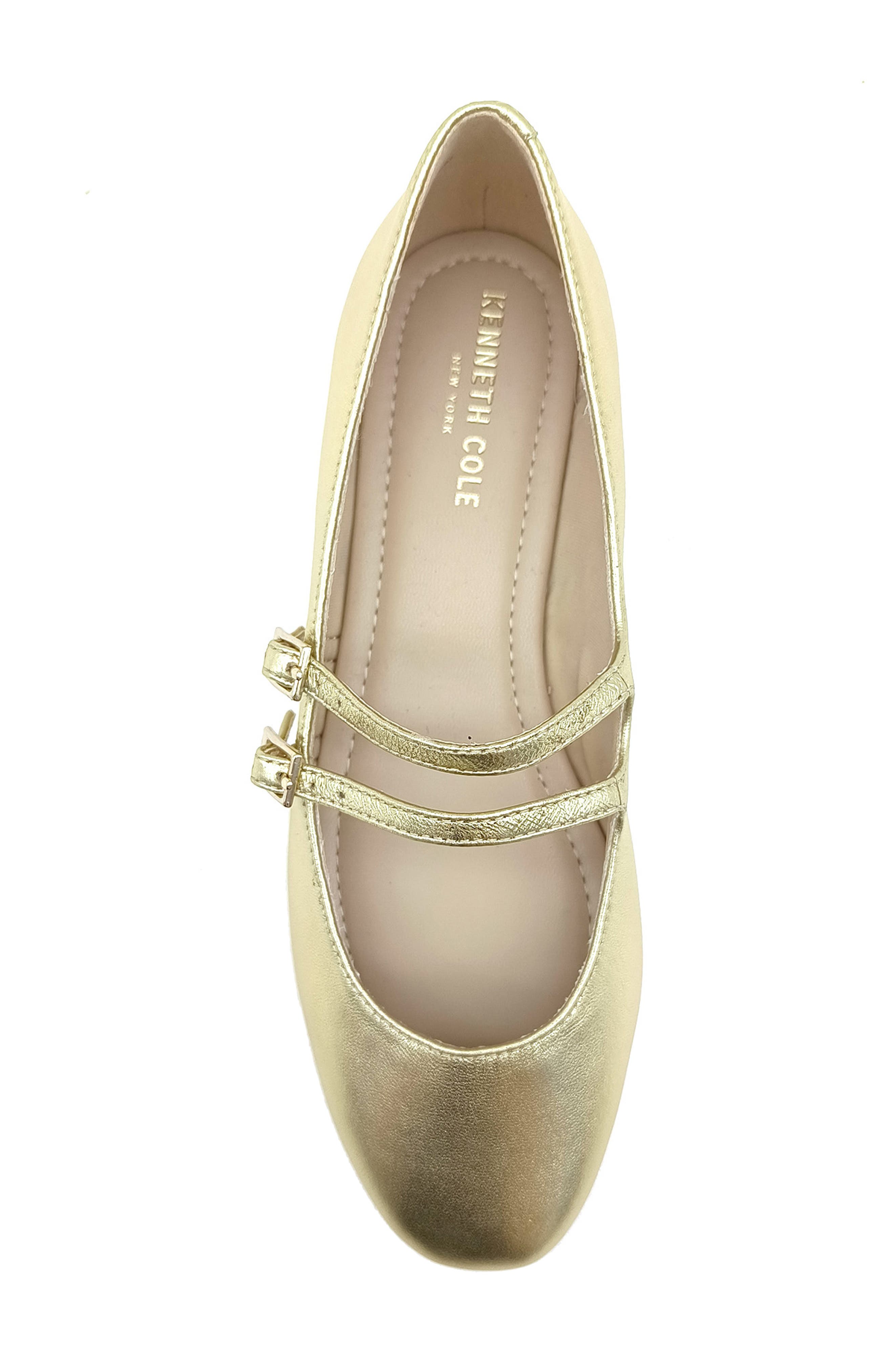 Kenneth Cole Mackenzie Mary Jane Flat, Alternate, color, Gold
