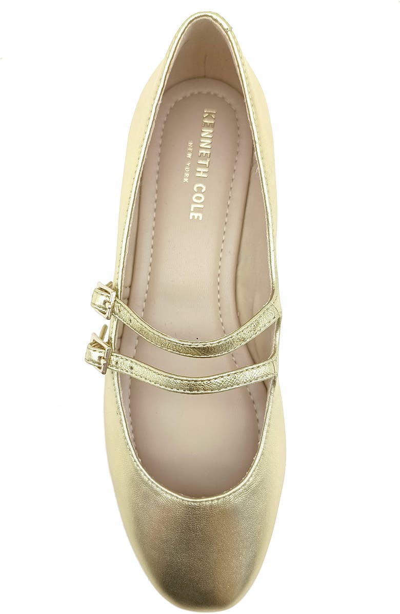 Kenneth Cole Mackenzie Mary Jane Flat, Alternate, color, Gold
