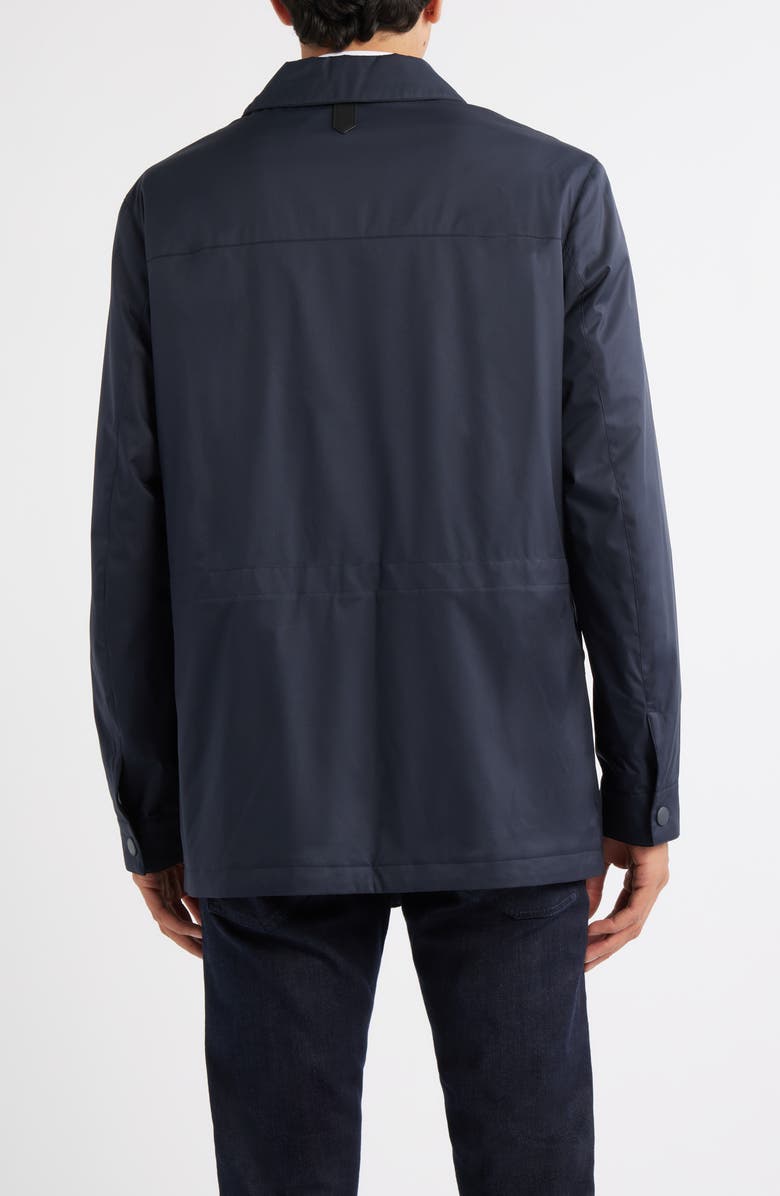 Canali Nuvola Maestrale Technical Field Jacket, Alternate, color, Navy
