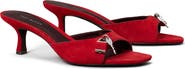 Tory Burch Lock Kitten Heel Sandal