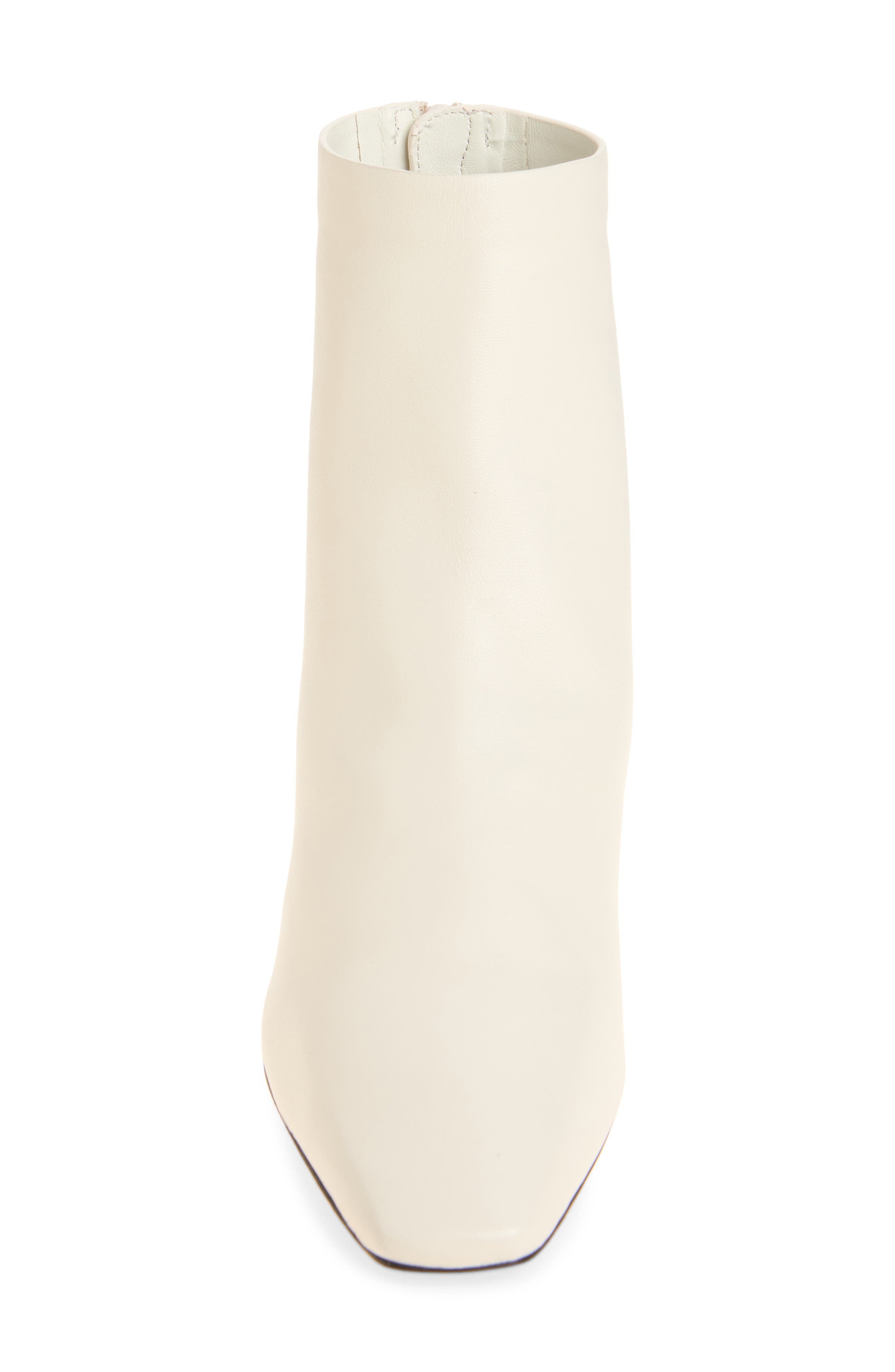 Slant Heel Bootie, Alternate, color, OFF-WHITE