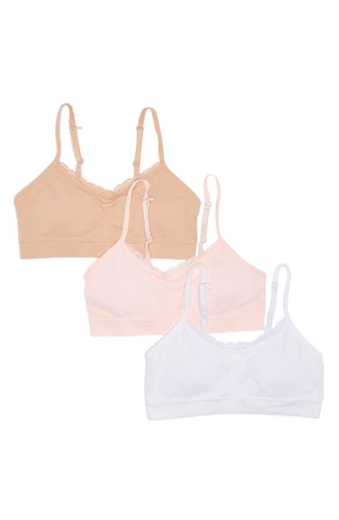 Kids' Sabrina 3-Pack Seamless Bralettes (Big Kid)