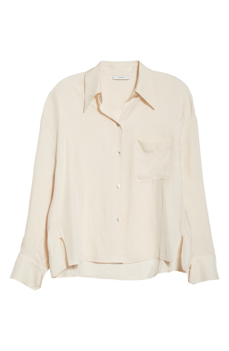 Vince Boxy Button-Up Shirt, Alternate, color, 