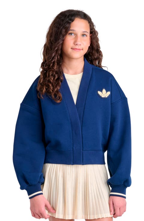 Kids' Varsity Fleece Cardigan