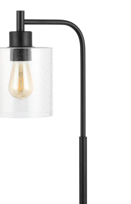 Jonathan Y Axel Modern Glass Farmhouse Industrial Usb Charging Led Task Lamp In Black