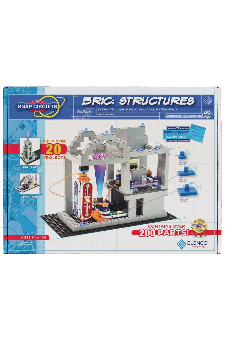 Bric Structures Exploration 200 Piece Kit, Main, color, Multicolored