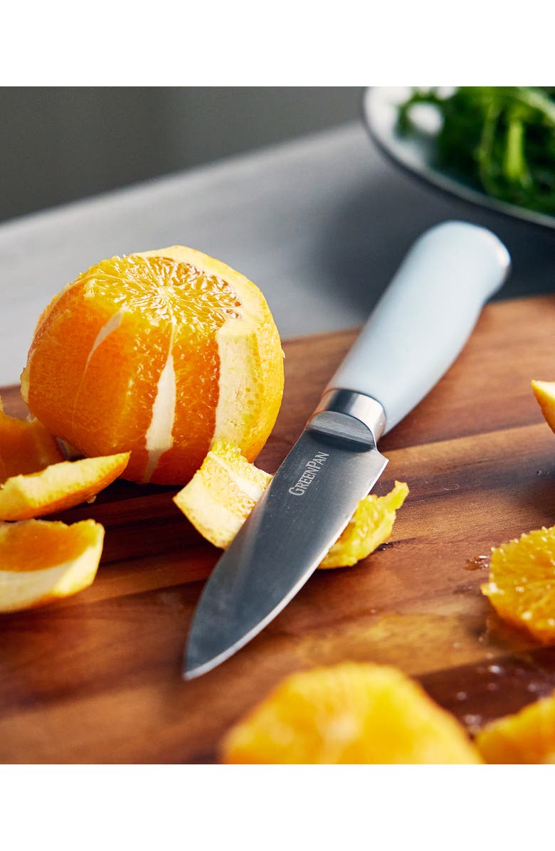 GreenPan Set of 3 Titanium Coated Knife Set, Alternate, color,