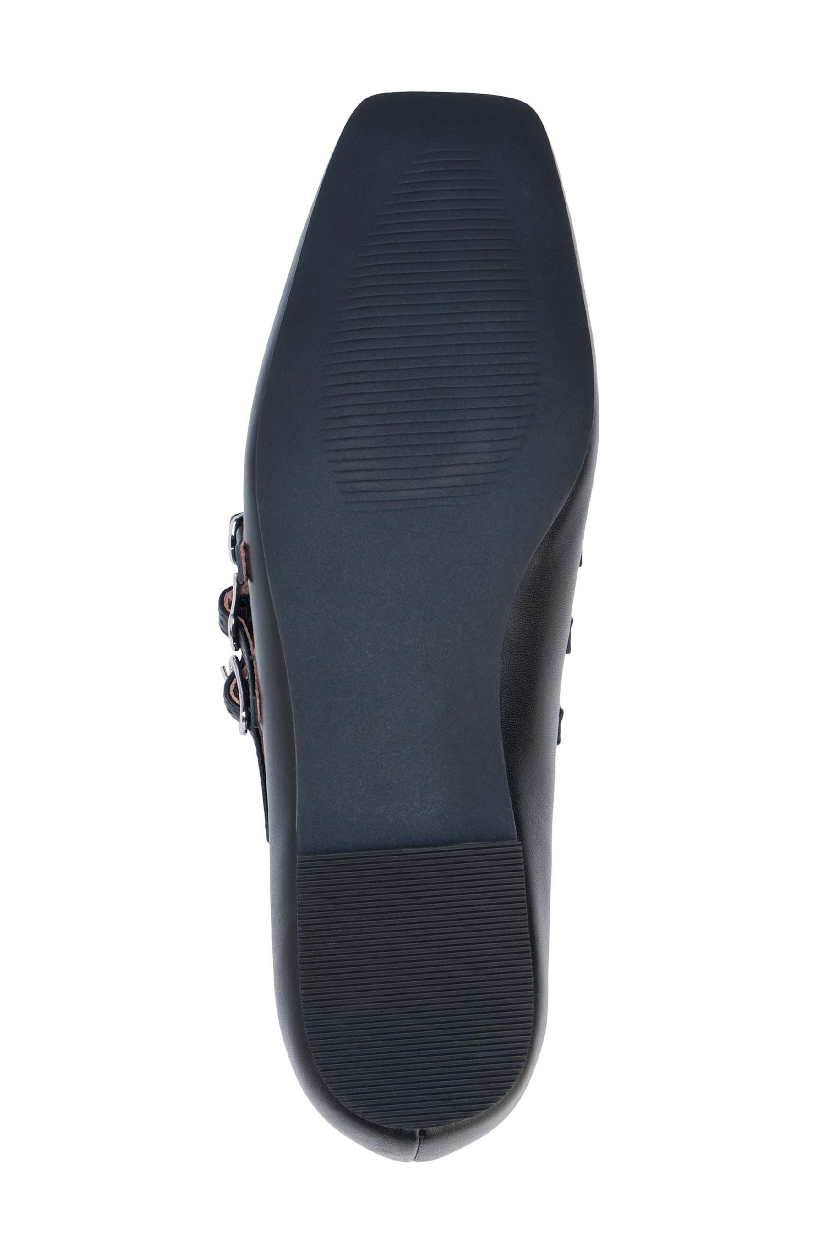 Nova Strappy Ballet Flat, Alternate, color, BLACK