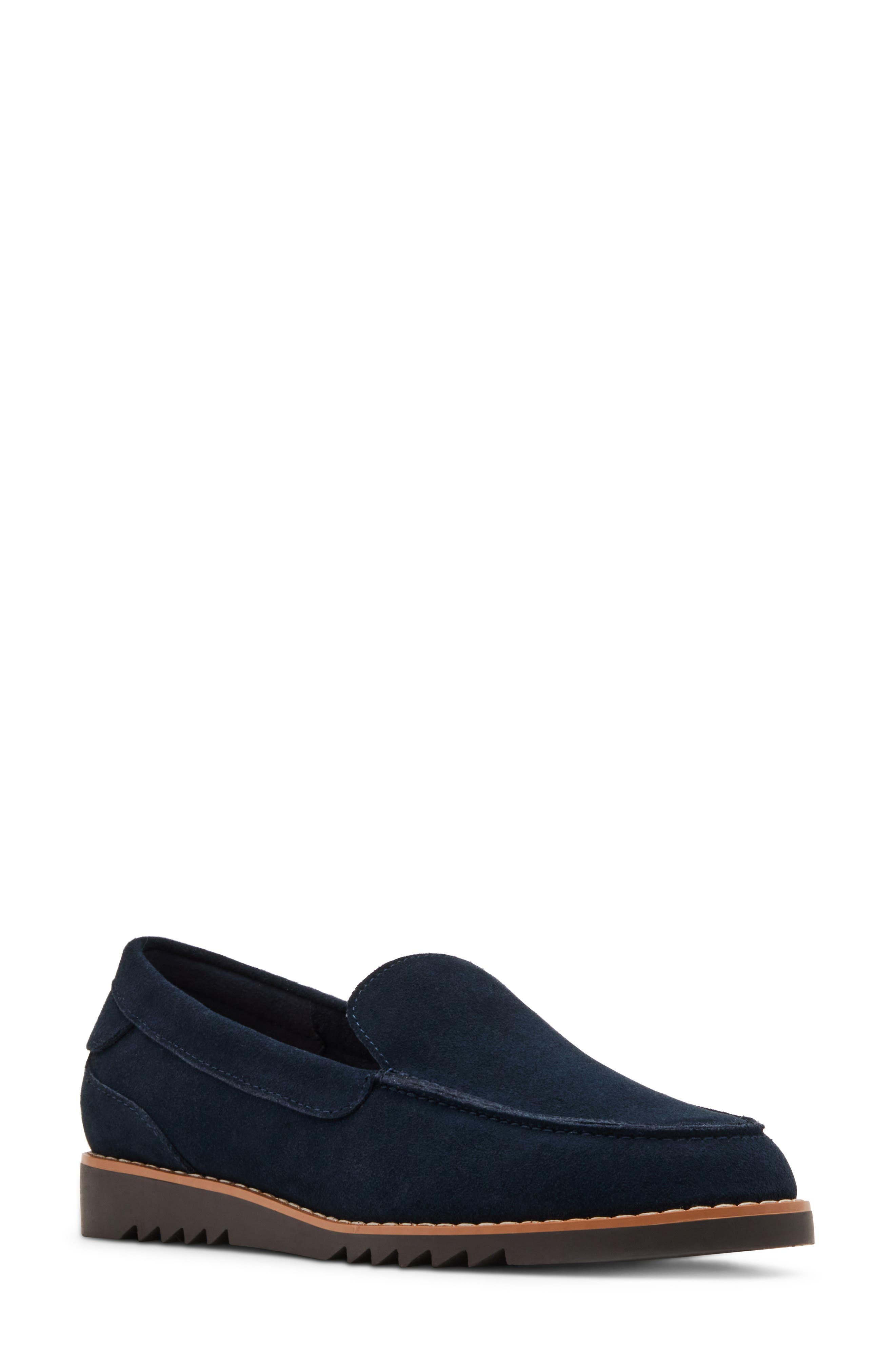 Libra Waterproof Loafer, Main, color, NAVY SUEDE