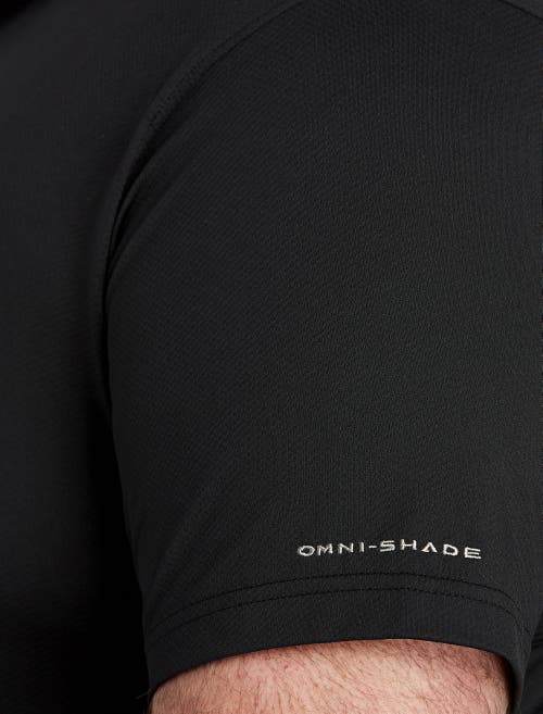 Columbia 户外日常翻领短袖男装上衣透气舒运动休闲t恤polo衫 In Black