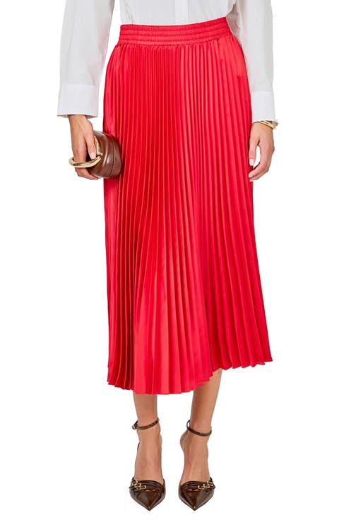 Sunburst Pleated Skirt
