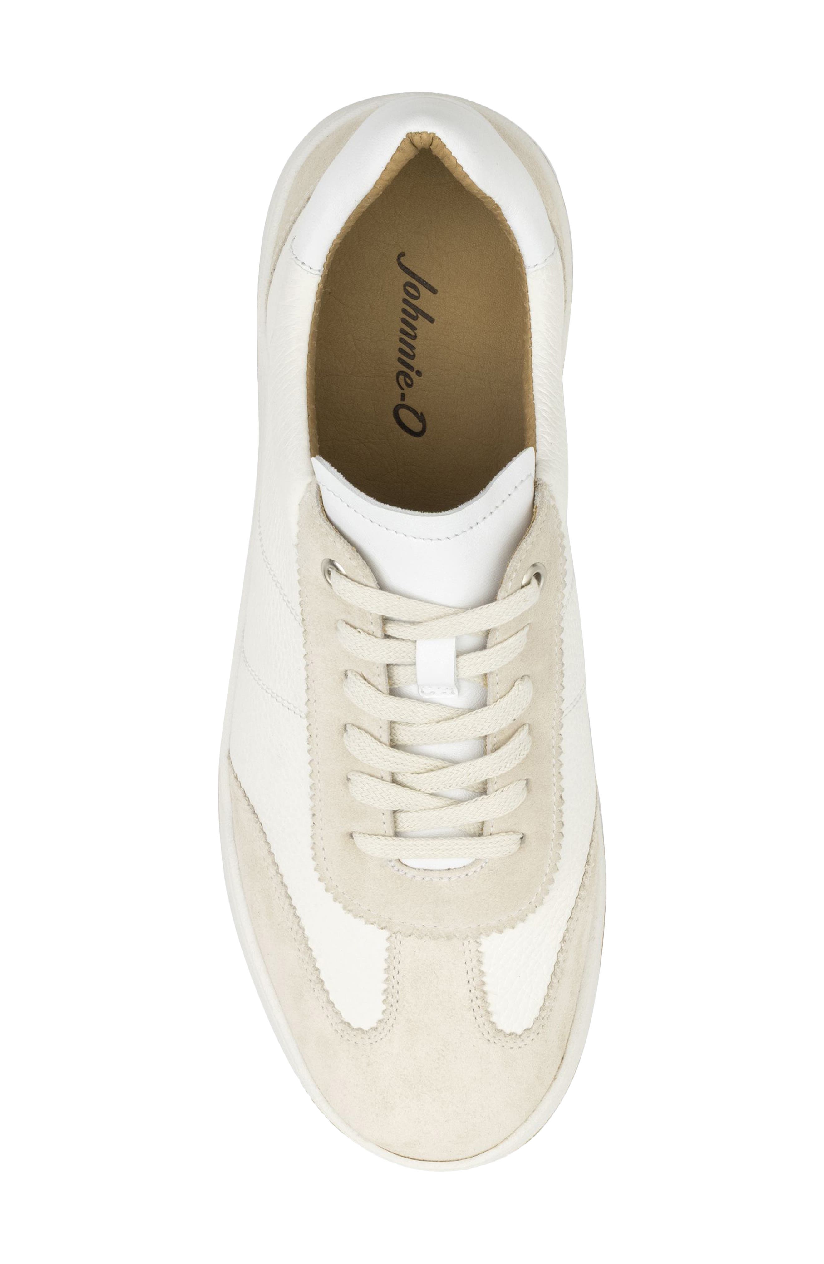 Sure Shot Low Top Sneaker, Alternate, color, WHITE TAN