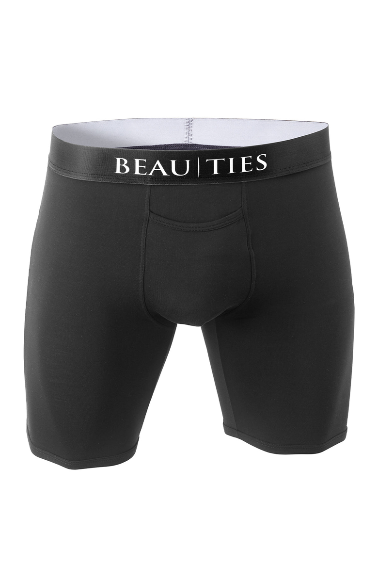 Beau Ties of Vermont Natural Fiber Boxer Briefs, Main, color, Black