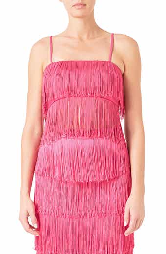 Tiered Fringe Crop Top