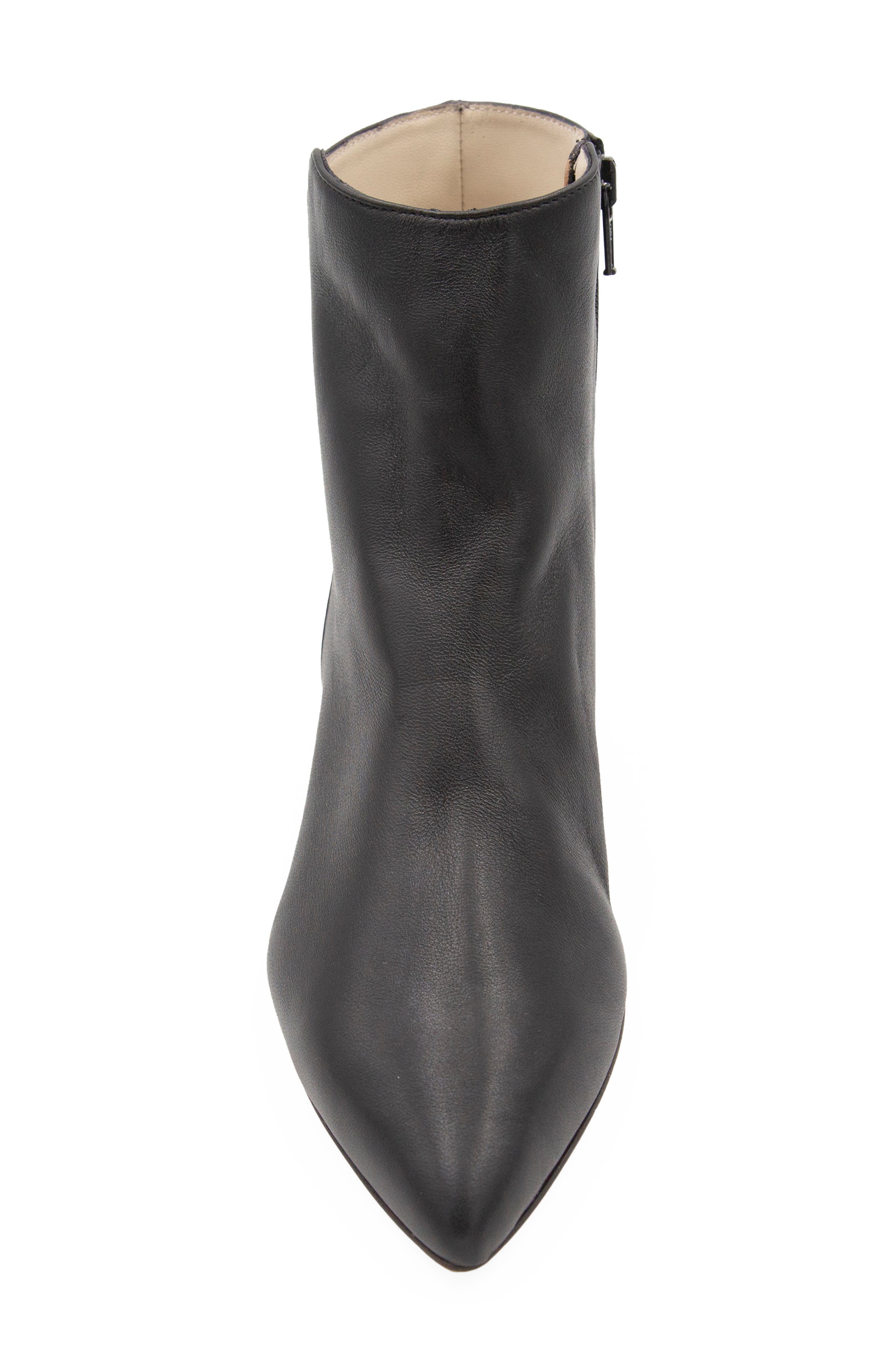 Amalfi by Rangoni Alpaca Pointed Toe Bootie, Alternate, color, Black Etoile