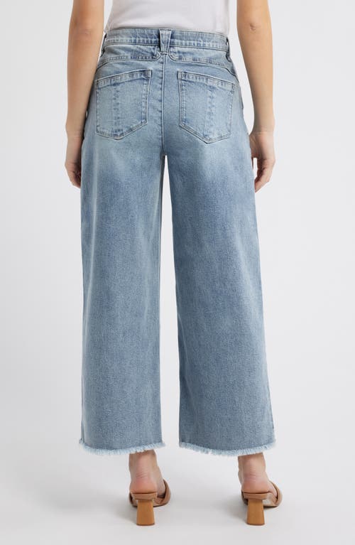 Wit & Wisdom Wyatt 'ab'solution Skyrise Wide Leg Jeans In Light Blue Artisanal