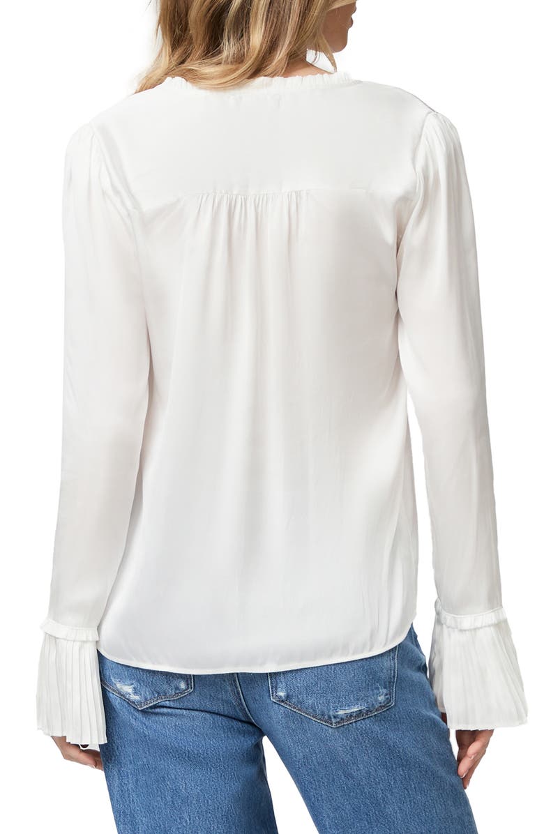 PAIGE Palma Button-Up Shirt, Alternate, color, White