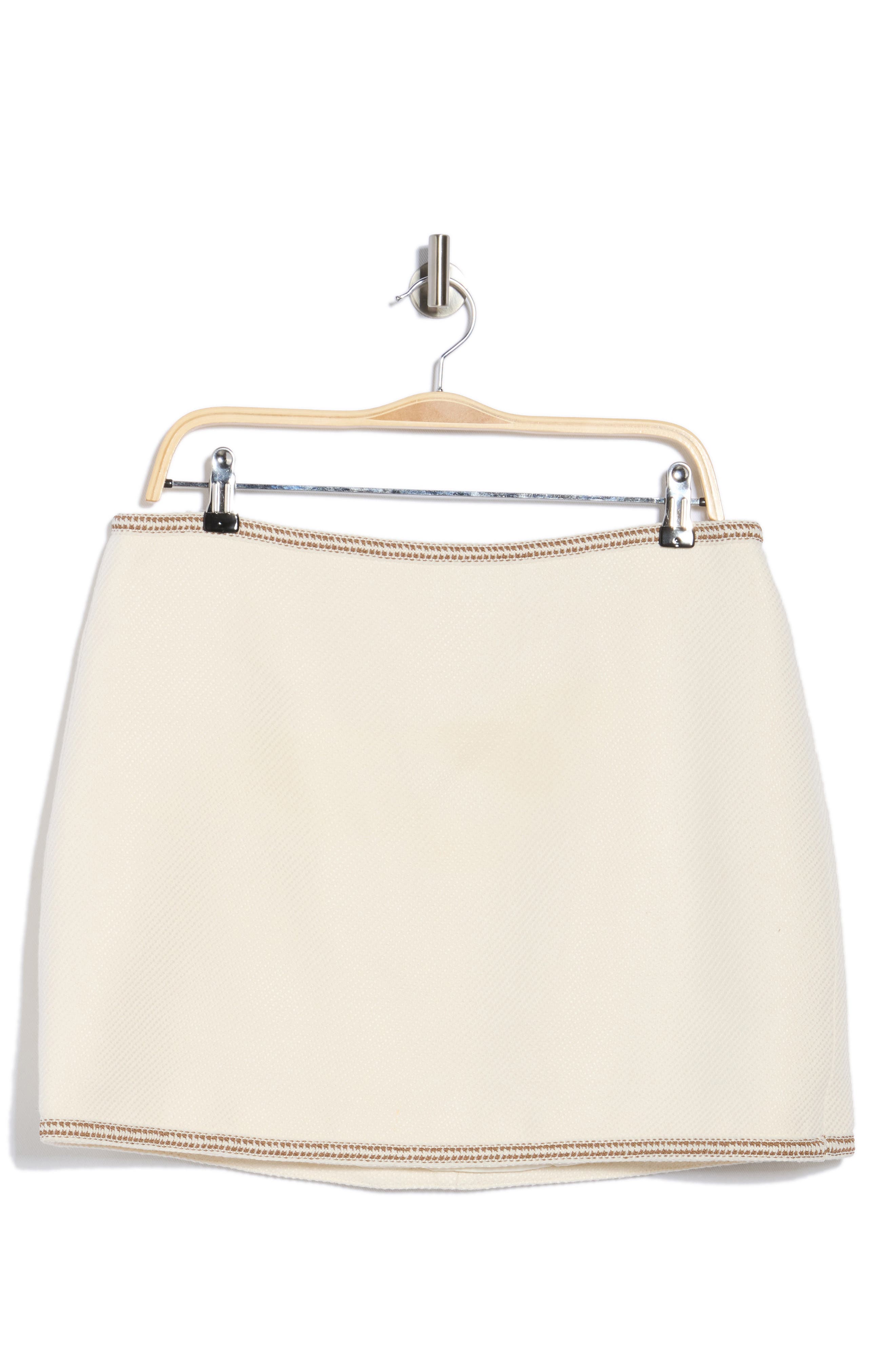 Veronica Beard Ohemia Cotton Blend Miniskirt