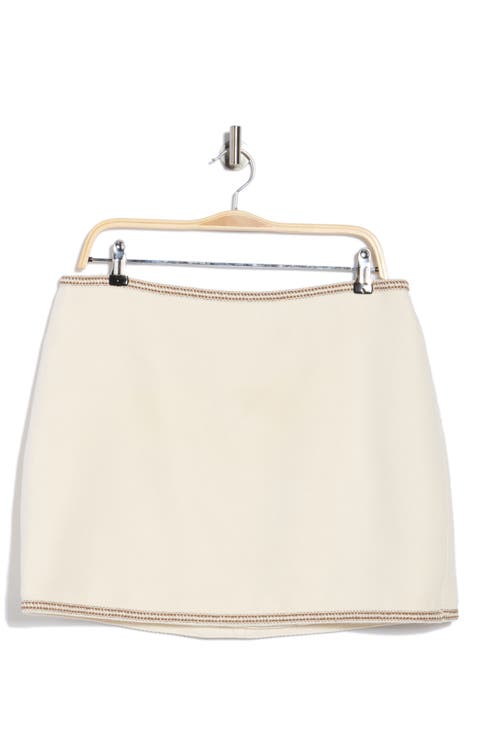 Ohemia Cotton Blend Miniskirt