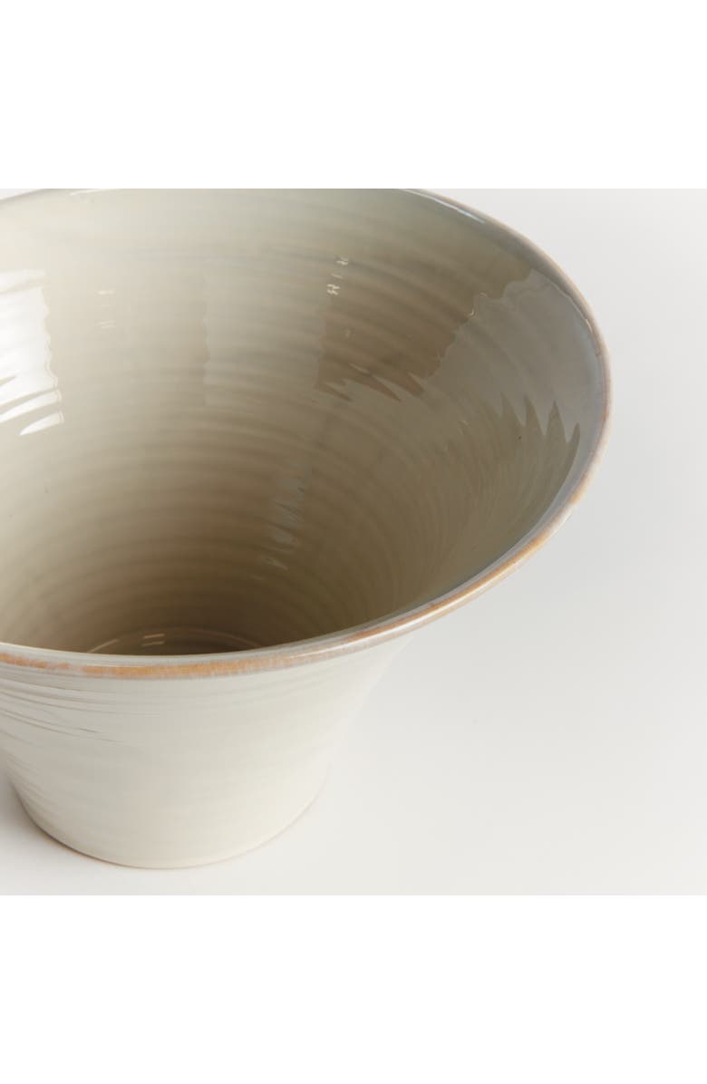 Napa Home & Garden Cotes Pot Large - White Stoneware Planter w/ Drain Hole, Alternate, color, 