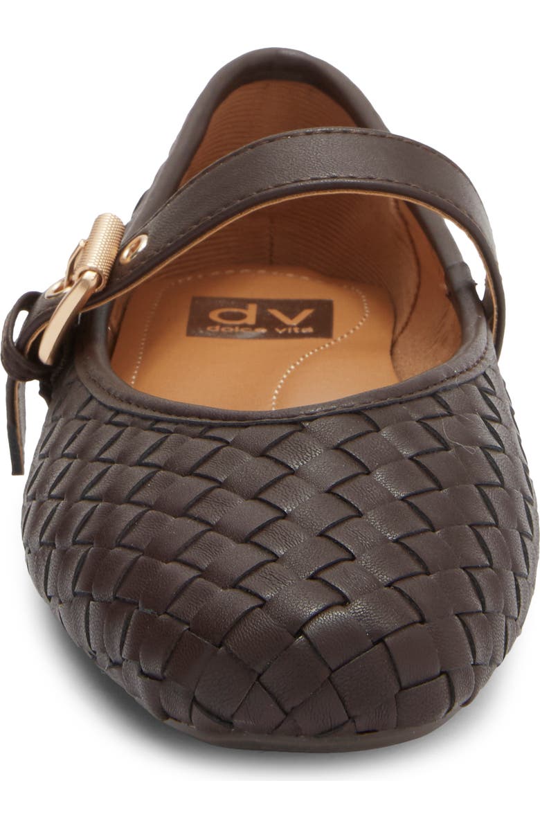 DV by Dolce Vita Mulaney Woven Mary Jane Flat, Alternate, color, Brown