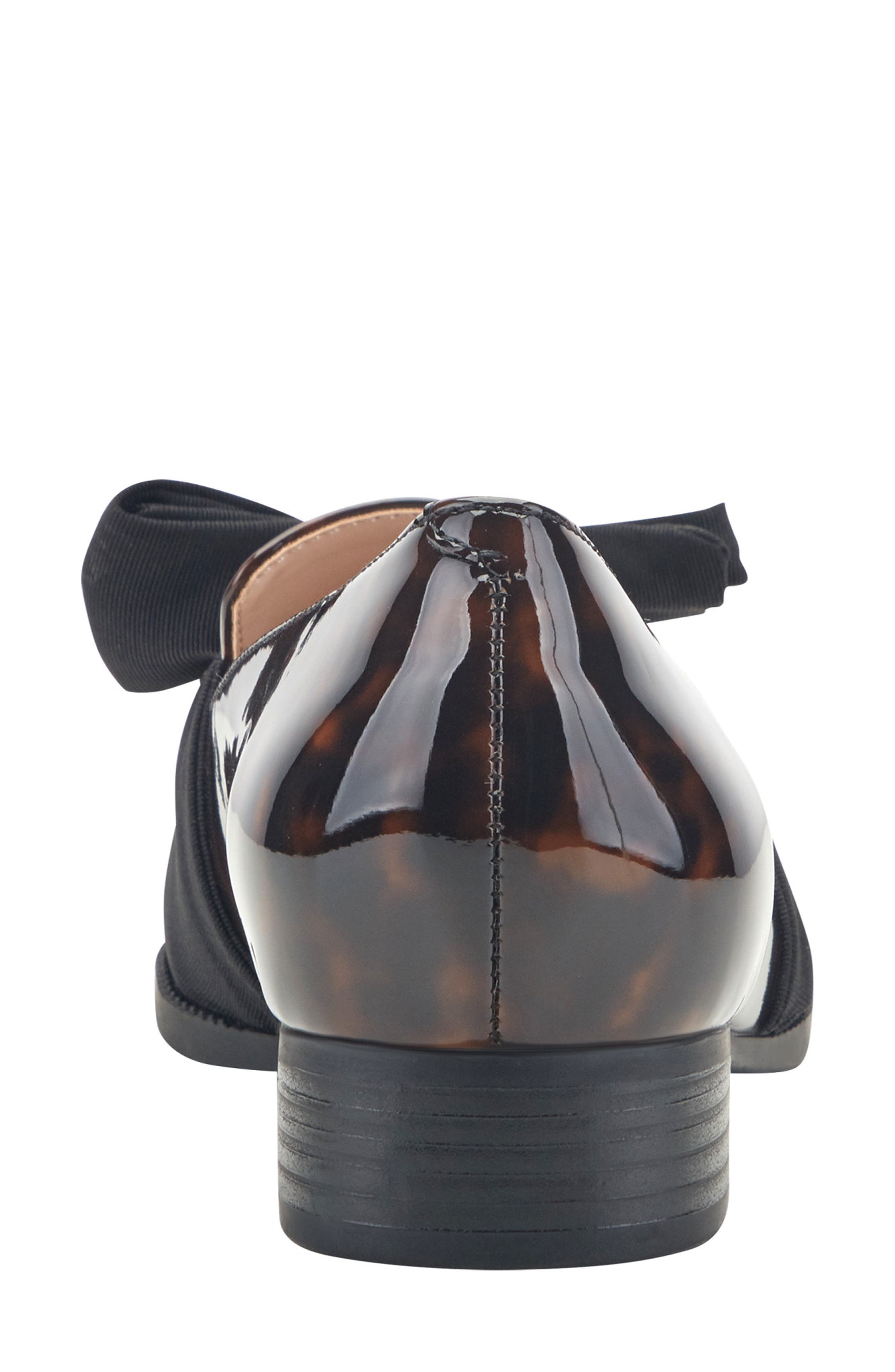 Oidnil Bow Loafer, Alternate, color, TORTOISE