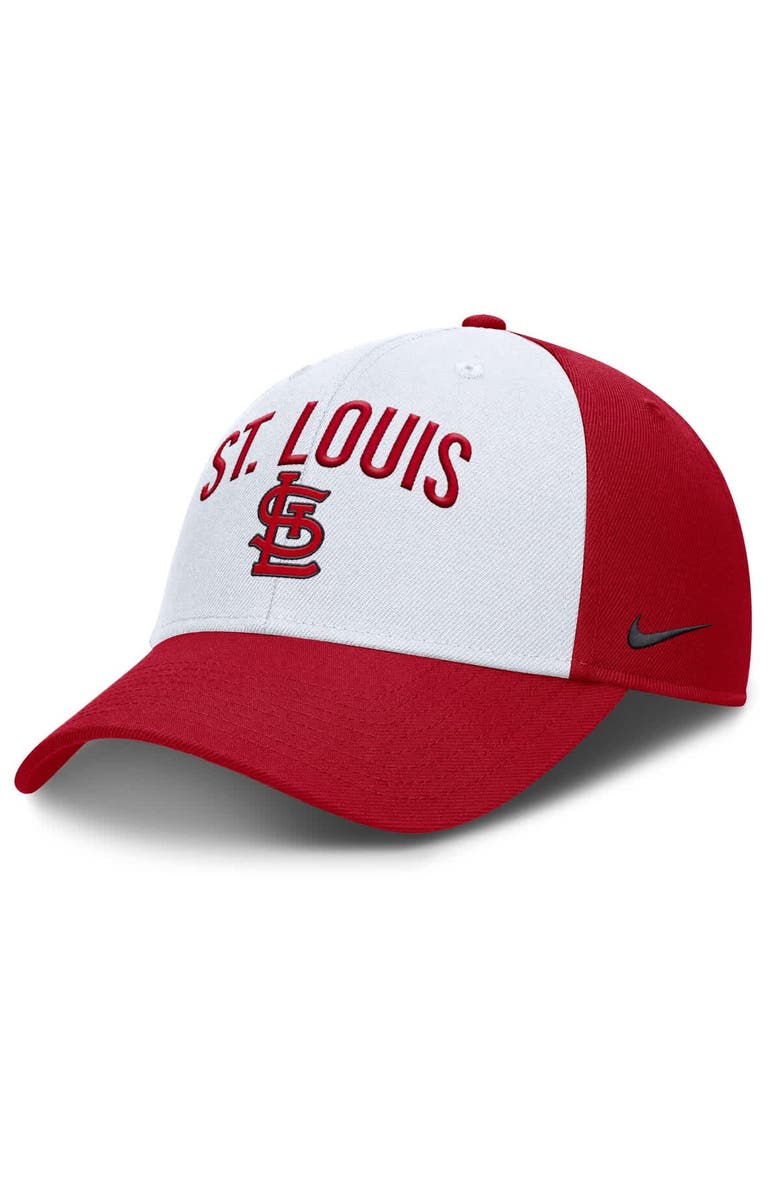 Nike Men's Nike White/Red St. Louis Cardinals Club Performance Adjustable Hat, Main, color, White