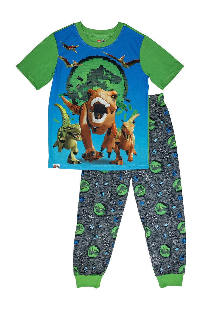 SGI Apparel Lego Jurassic World T-Shirt & Shorts Pajama Set, Alternate, color,
