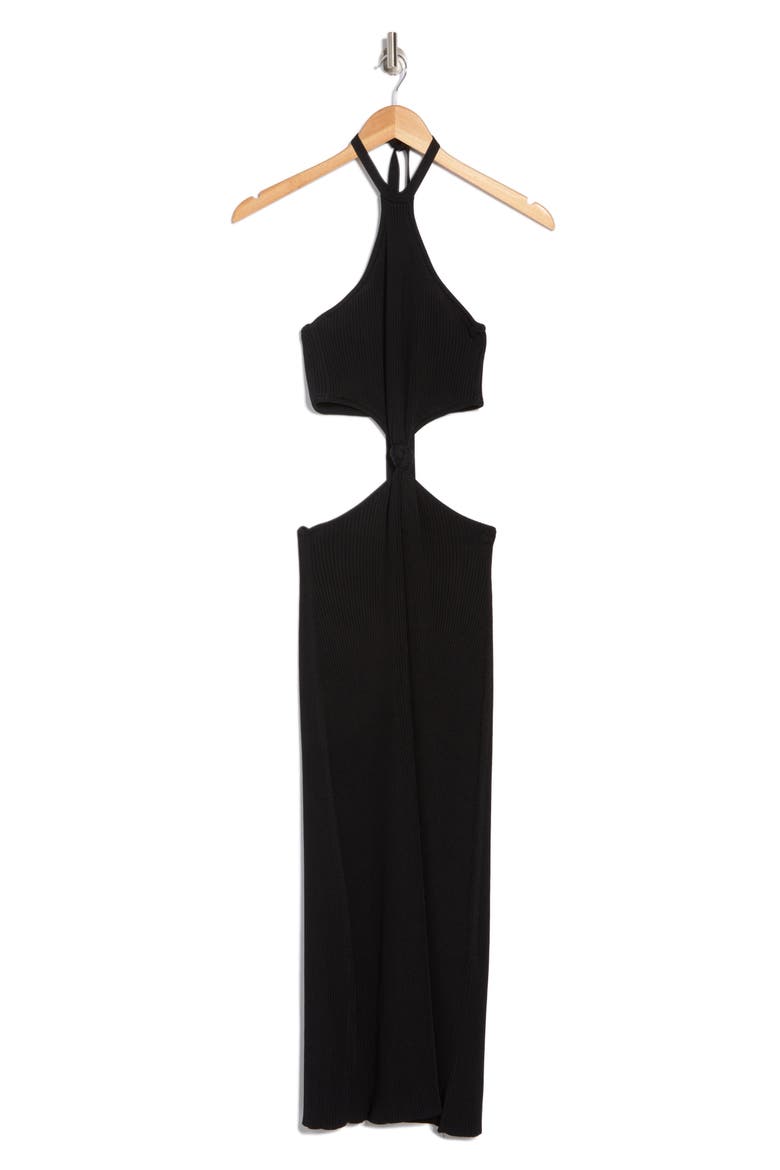 Cameron Knit Dress, Alternate, color, BLACK