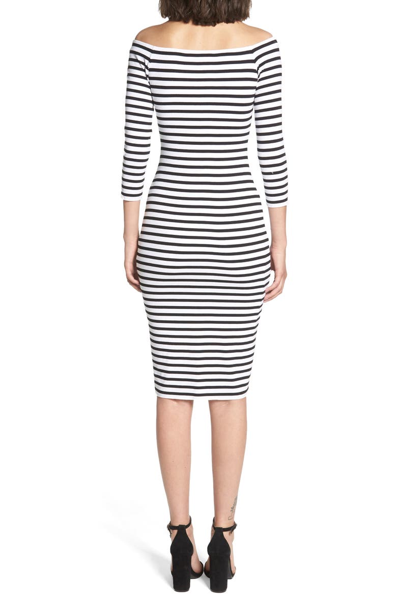 Bailey 44 Galley Down Off the Shoulder Dress, Alternate, color, 