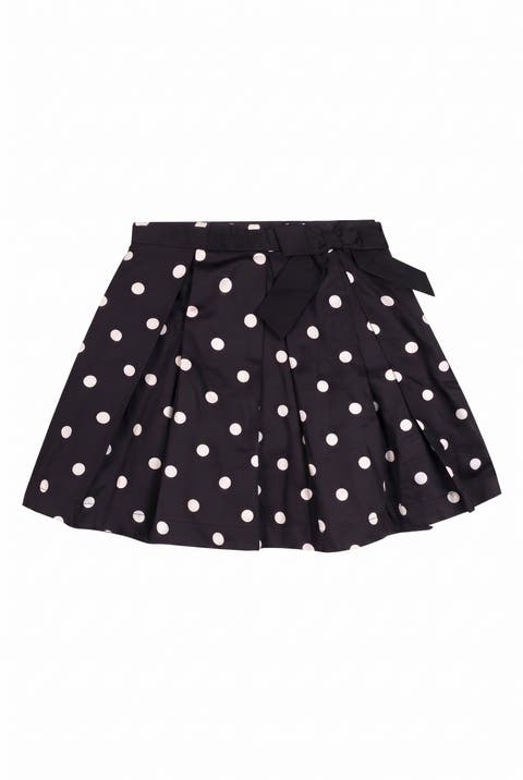 Kids' Organic Pleated Bow Party Skirt