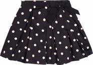 Hope & Henry Kids' Organic Pleated Bow Party Skirt