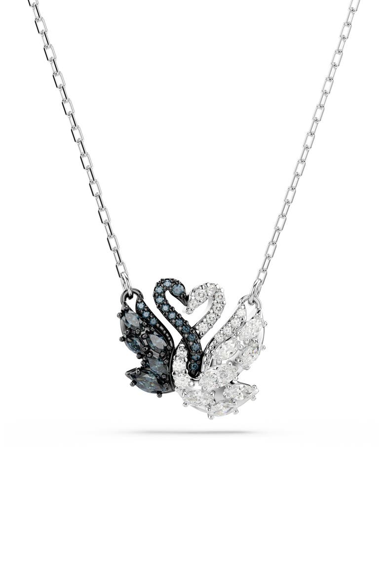 Two-Tone Swan Pendant Necklace video