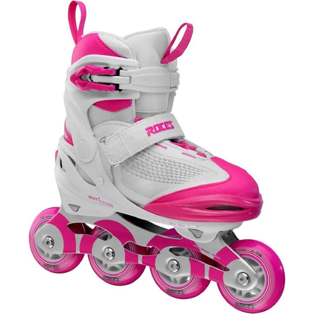 Roces Moody X Tif Adjustable Girls Inline Skates In Silver