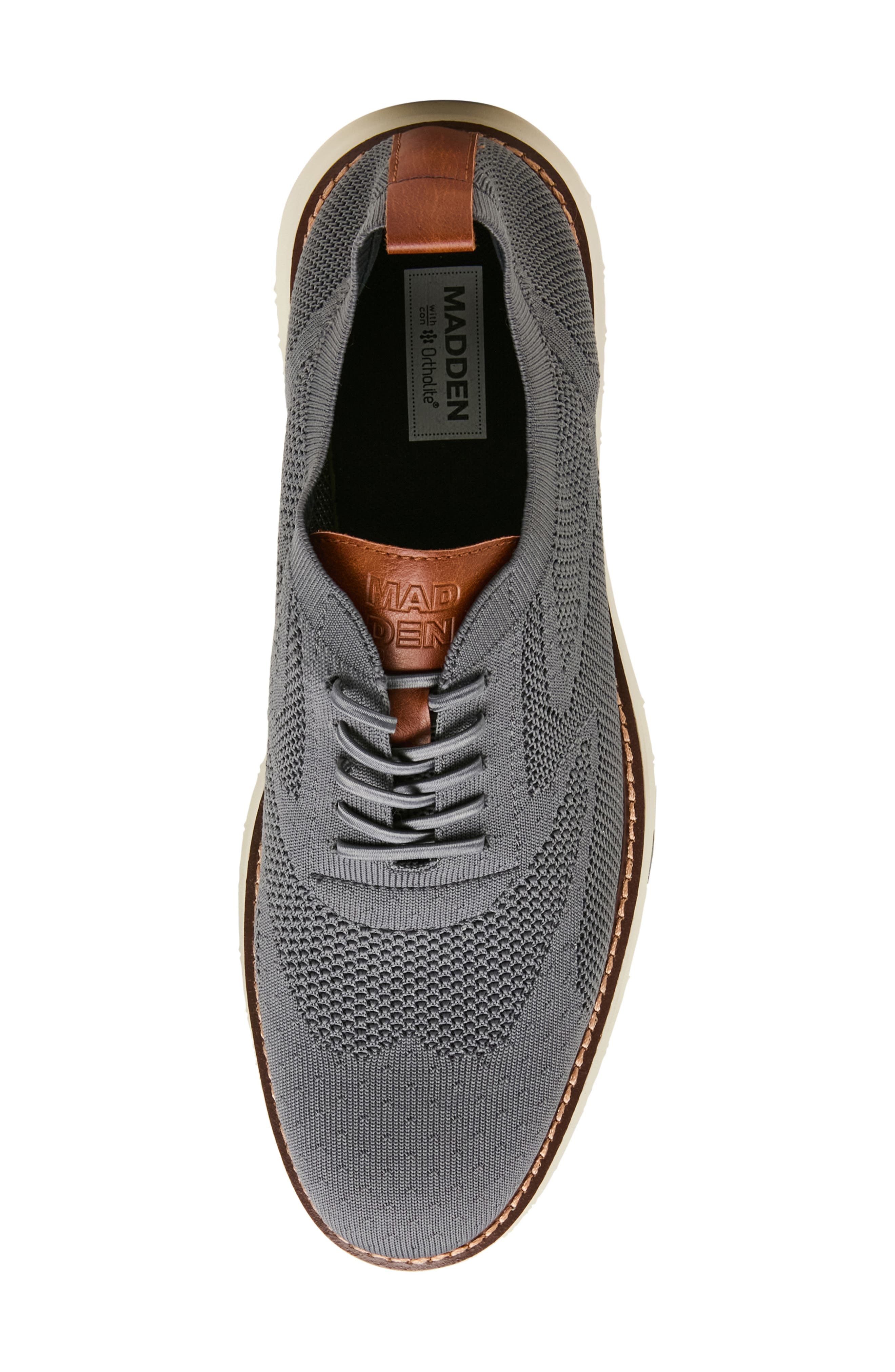 Steve Madden Tazzer Knit Slip-On Oxford, Alternate, color, Graphite