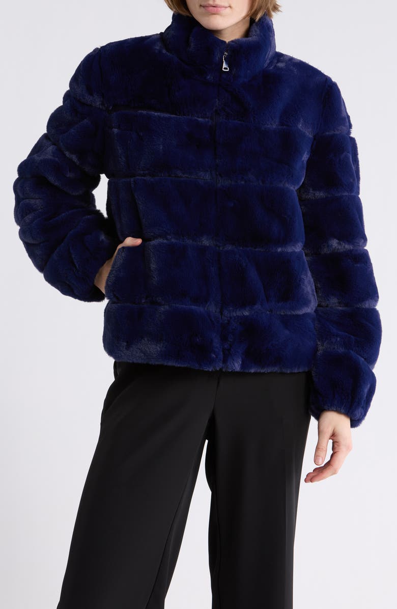 Love Token Alex Faux Fur Jacket, Main, color, 
