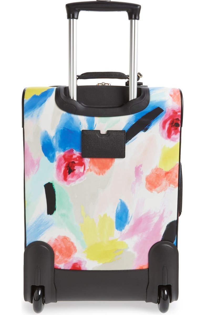Kate Spade New York 'classic' nylon international two-wheel carry-on suitcase, Alternate, color,