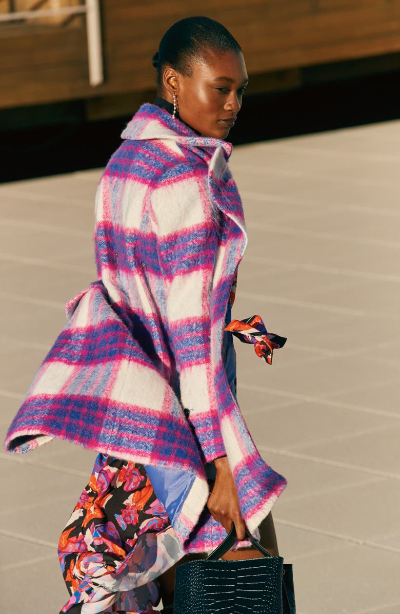 Halogen<sup>®</sup> Bold Plaid Coat, Main, color, 