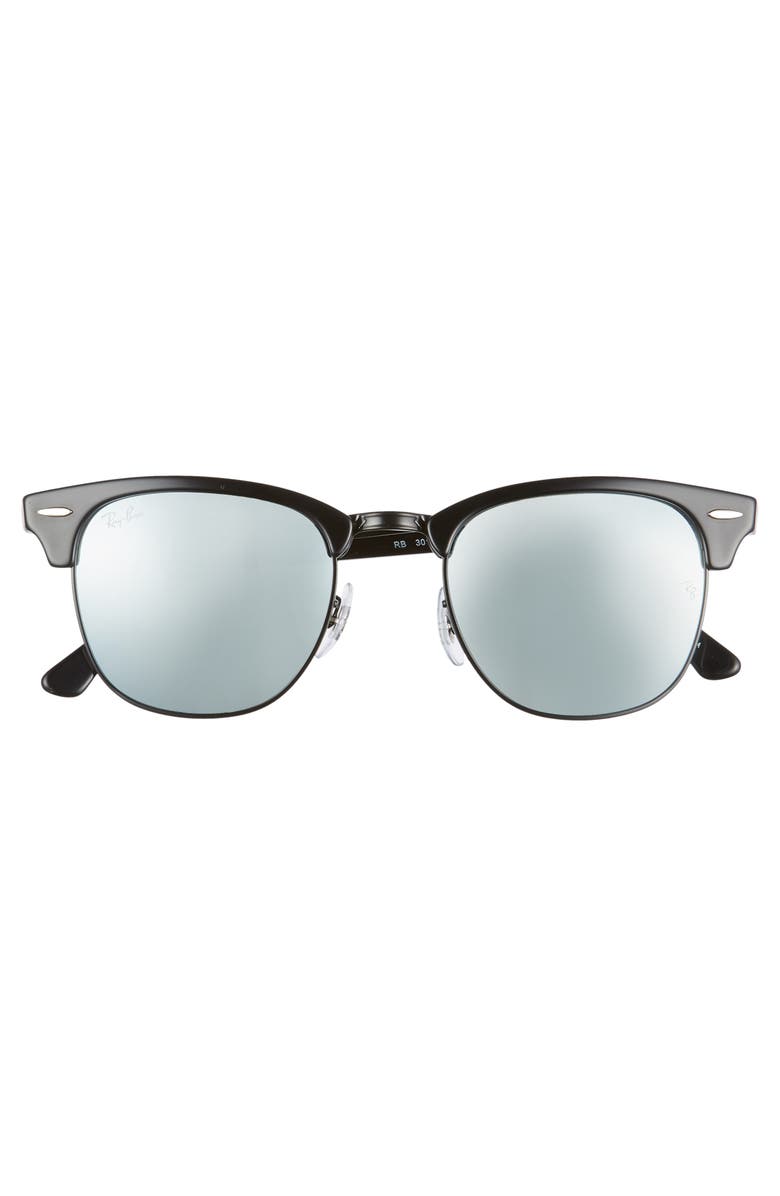Ray-Ban Standard Clubmaster Blue Light Blocking 51mm Sunglasses, Alternate, color,
