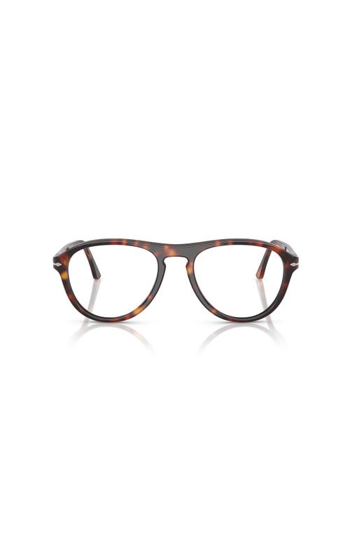 Persol 55mm Pilot Optical Glasses In Brown