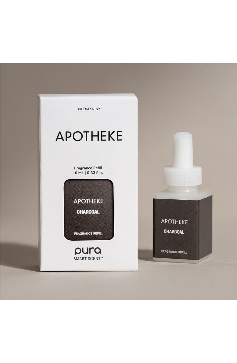 PURA x Apotheke Charcoal Smart Fragrance Diffuser Refill, Alternate, color, Charcoal