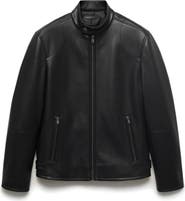 MANGO Faux Leather Jacket