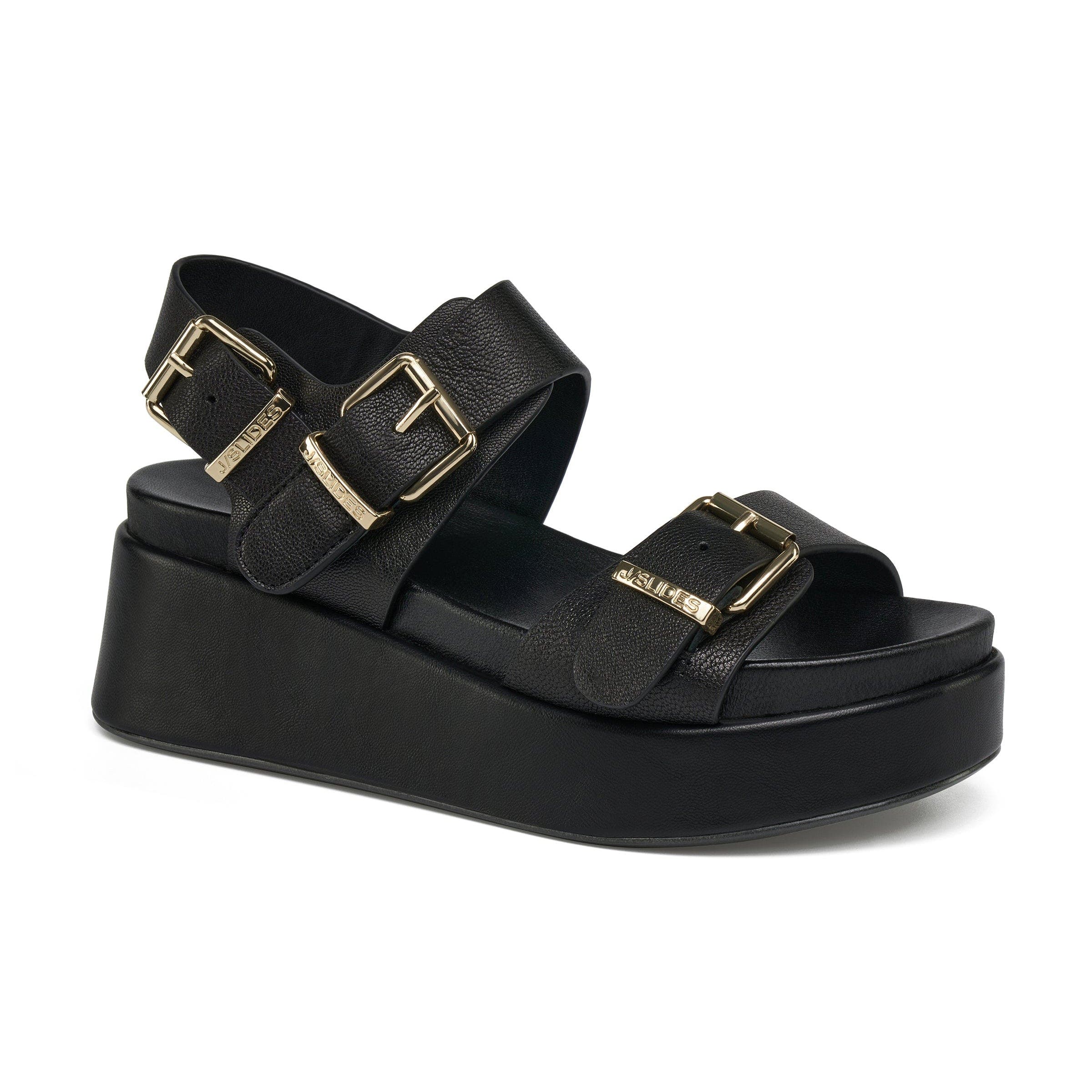 ZZDNU JSlides Footwear Brooke Platform Sandal, Main, color, Black