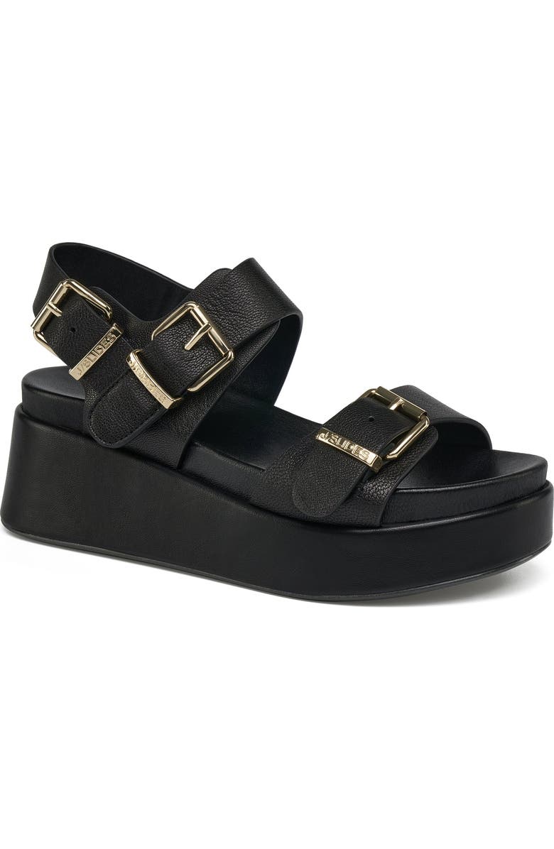 ZZDNU JSlides Footwear Brooke Platform Sandal, Main, color, Black